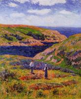 Moret, Henri - Cliffs at Clohars, Caronet